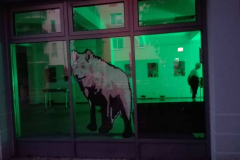Wolf - Fensterbild - Galerie Brücke22 - Freital 2020