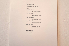Constanze Boeckmann:  Expanse - Poem 2021 - TIGHT